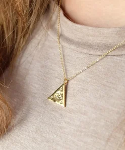 Augusta Jewellery Gold Plated Necklace - Evil Eye Amulet