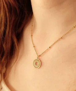 Augusta Jewellery Gold Plated Necklace - Mandala