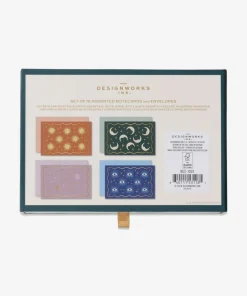 Designworks Ink Celestial Notecards - 16 Assorted