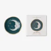 Designworks Ink Celestial Ceramic Trinket Dish - Teal Moon