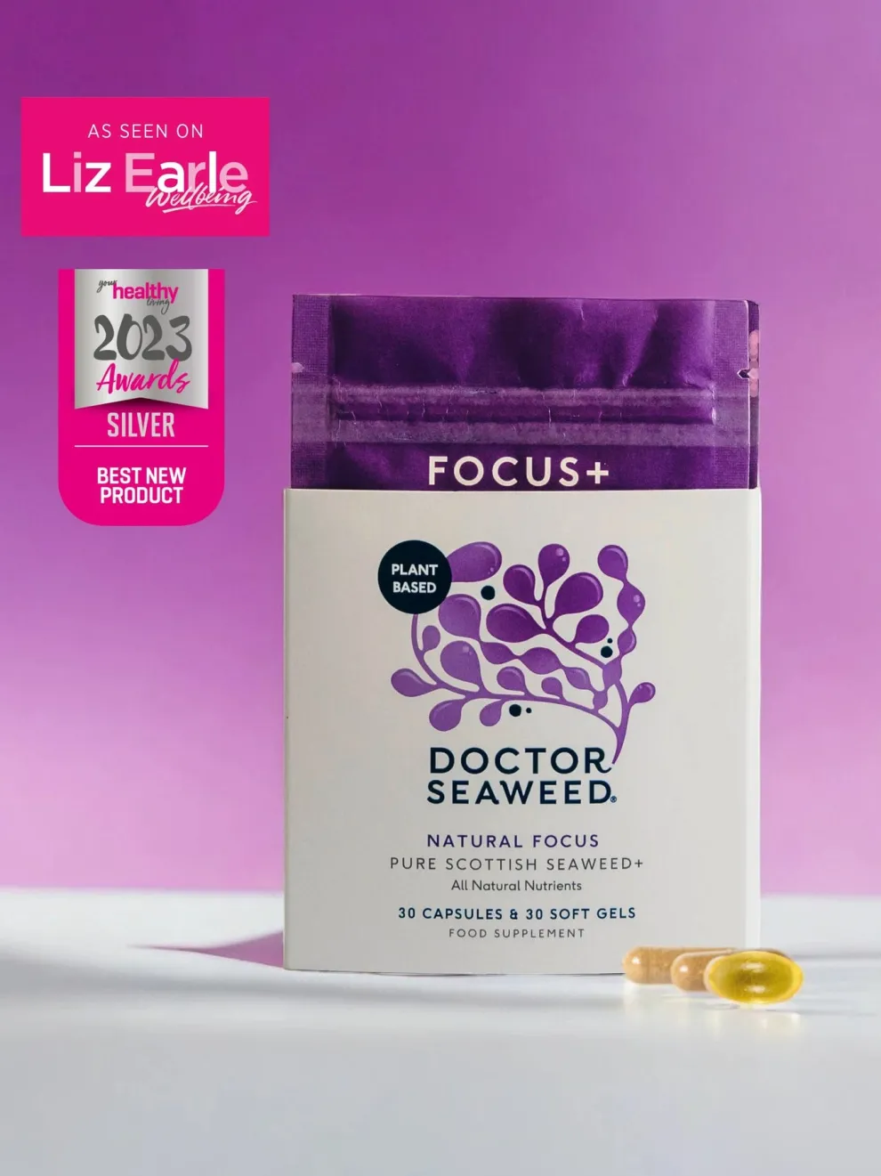 Doctor Seaweed Focus+ Supplement Capsules