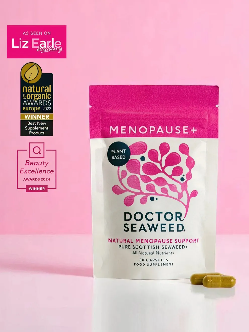 Doctor Seaweed Menopause+ Supplement Capsules