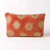 Elizabeth Scarlett Velvet Everyday Pouch - Rust Sun Goddess
