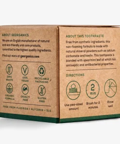 Georganics Mineral-rich Toothpaste 60ml - Activated Charcoal