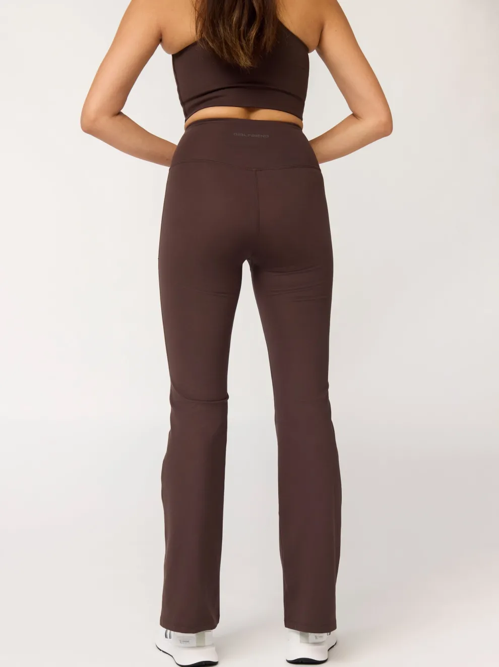 Girlfriend Collective Compressive Flare Legging - Driftwood