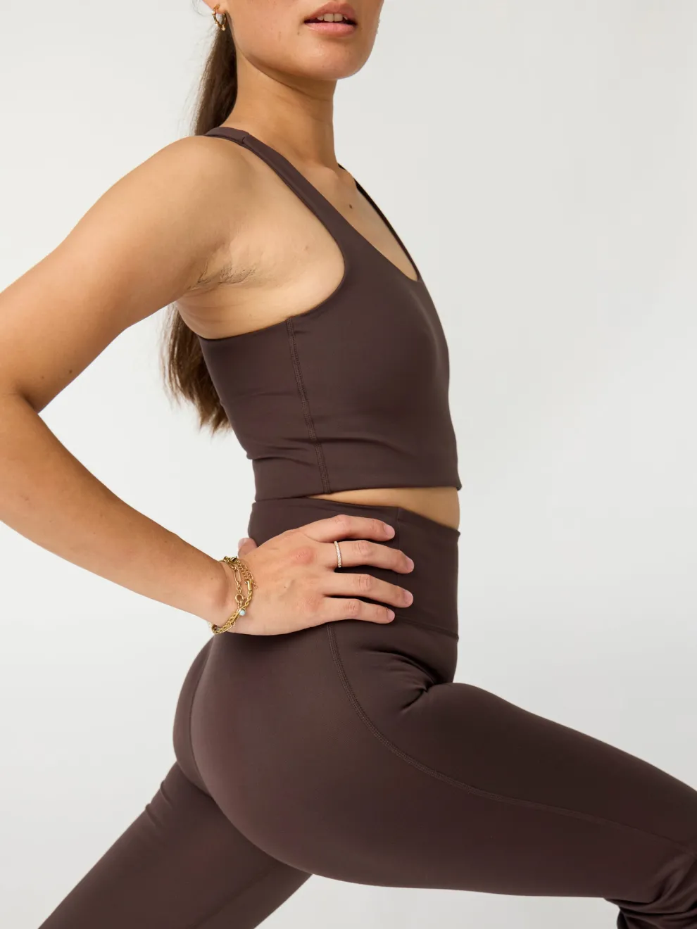 Girlfriend Collective Compressive Flare Legging - Driftwood