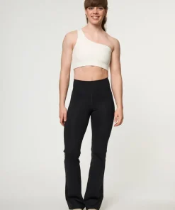 Girlfriend Collective Rib Flare Legging - Black