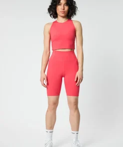 Girlfriend Collective Compressive High-Rise Bike Shorts - Geranium