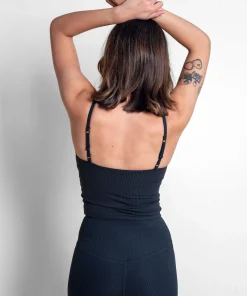 Girlfriend Collective Rib Cami Top - Black