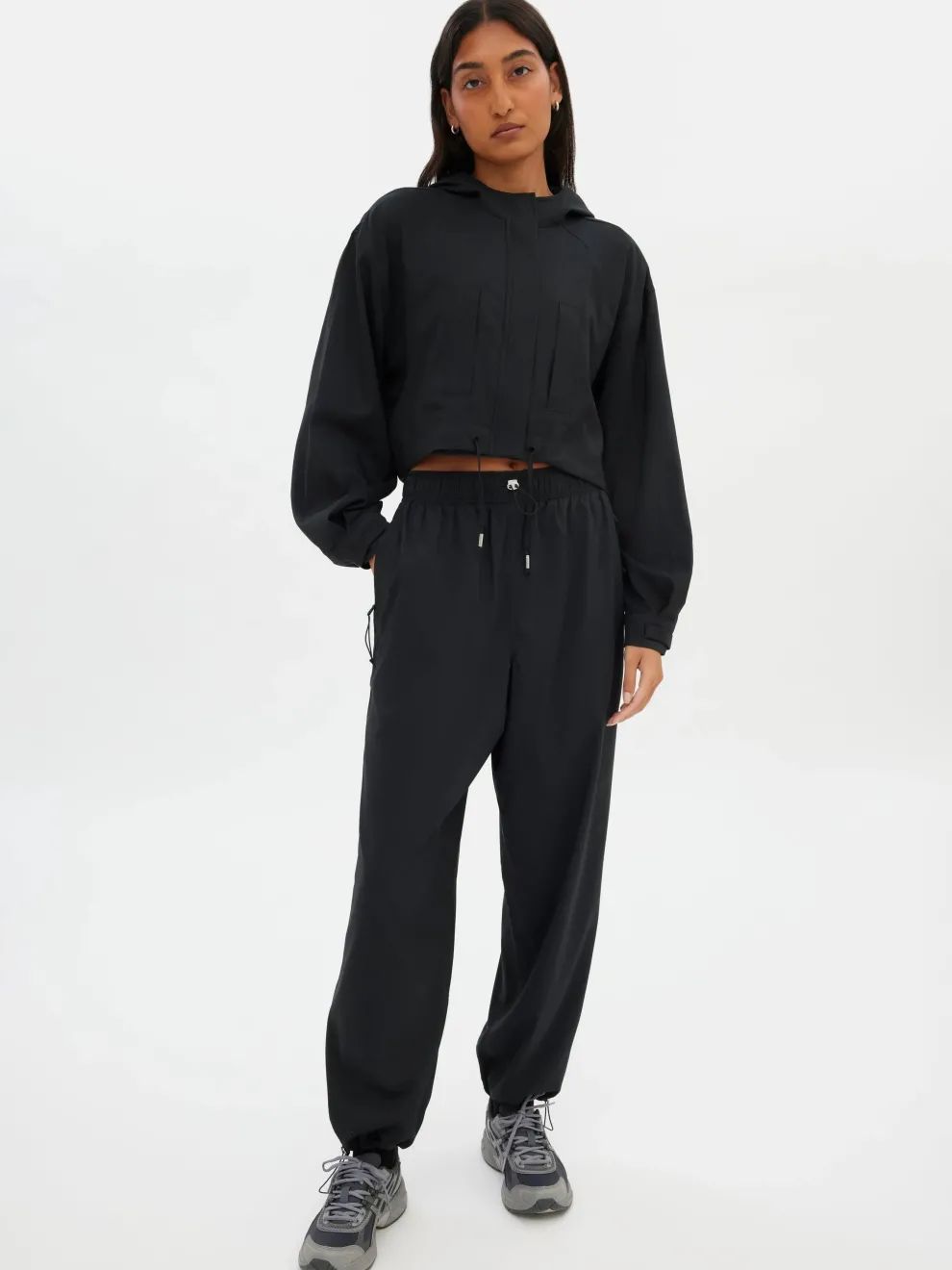 Girlfriend Collective Amy Adjustable Pants - Black