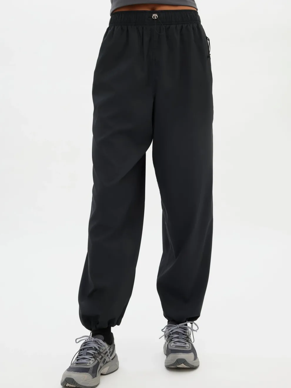 Girlfriend Collective Amy Adjustable Pants - Black