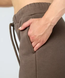 Girlfriend Collective Millie Straight Leg Sweatpant - Mink