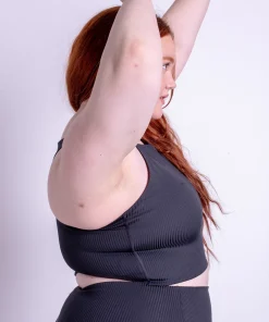 Girlfriend Collective Rib Dylan Bra - Black
