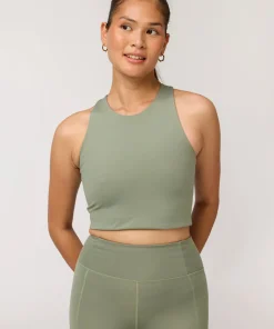 Girlfriend Collective Dylan Bra - Leaf