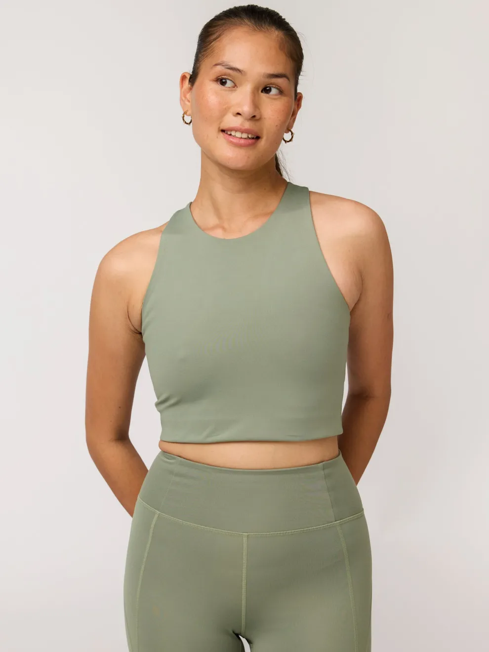 Girlfriend Collective Dylan Bra - Leaf