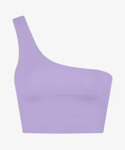 Girlfriend Collective Bianca One Shoulder Bra - Cosmos