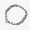 Goddess Charms Moon Stone Bracelet - Smoke