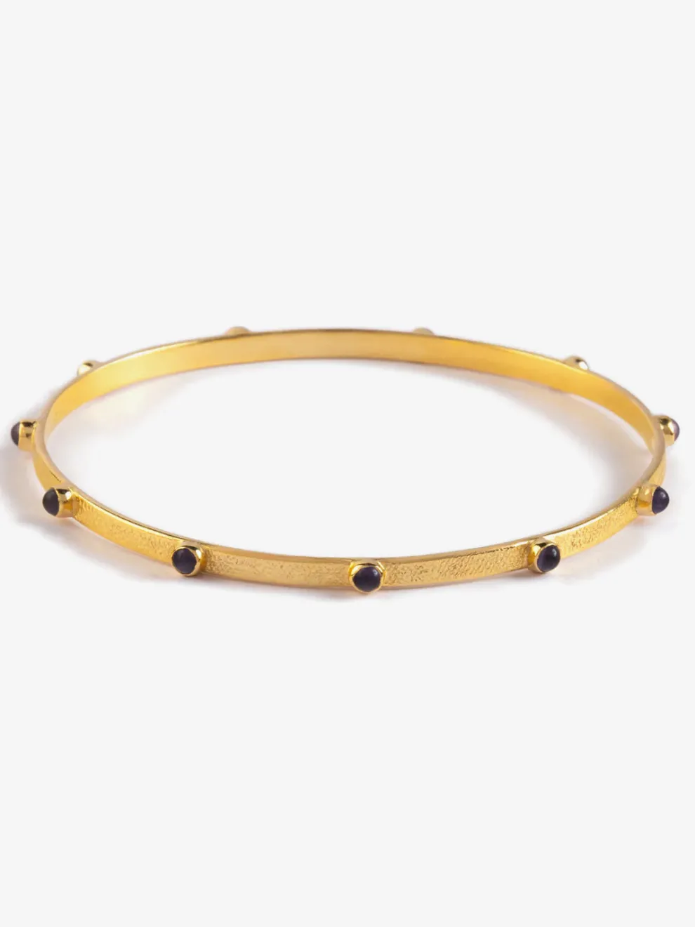 Goddess Charms Third Eye Chakra Bangle - Amethyst