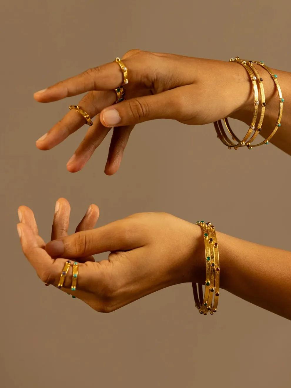 Goddess Charms Third Eye Chakra Bangle - Amethyst