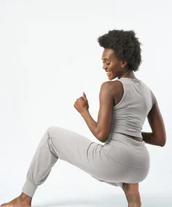 Gossypium Aspire Harem Pants - Marl Grey