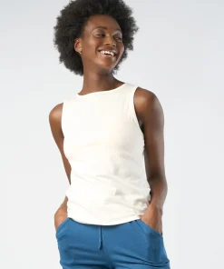 Gossypium Freedom Yoga Vest - Natural