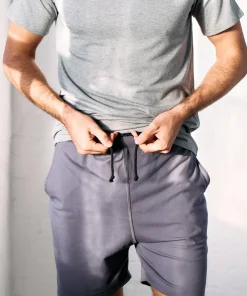 Gossypium Men's Drawstring Shorts - Ash Grey