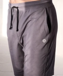 Gossypium Men's Drawstring Shorts - Ash Grey