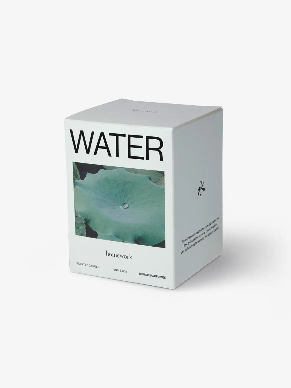 Homework Regular Candle - Water