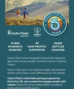 Hydro Flask 621ml (21oz) Standard Mouth with Flex Cap - Black