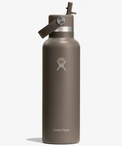 Hydro Flask 621ml (21oz) Standard Mouth Bottle with Flex Straw Cap - Sandpiper