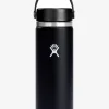 Hydro Flask 591ml (20oz) Wide Mouth Bottle with Flex Sip Lid - Black