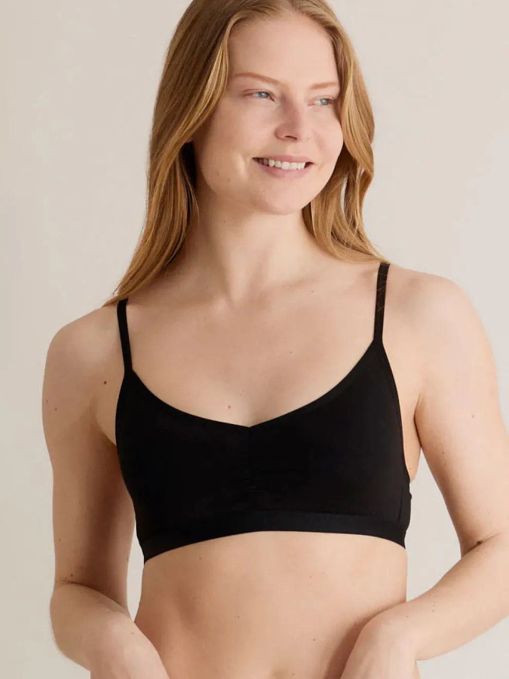 Komodo Anastasia Organic Cotton Bra - Black