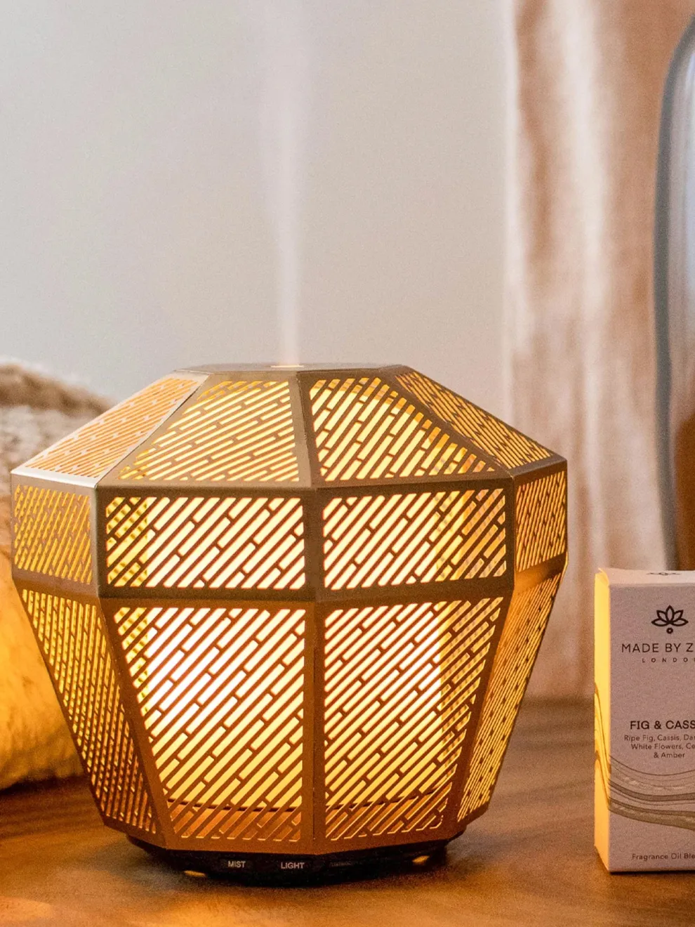 Made By Zen Luminaire Metallic Aroma Diffuser - Gold