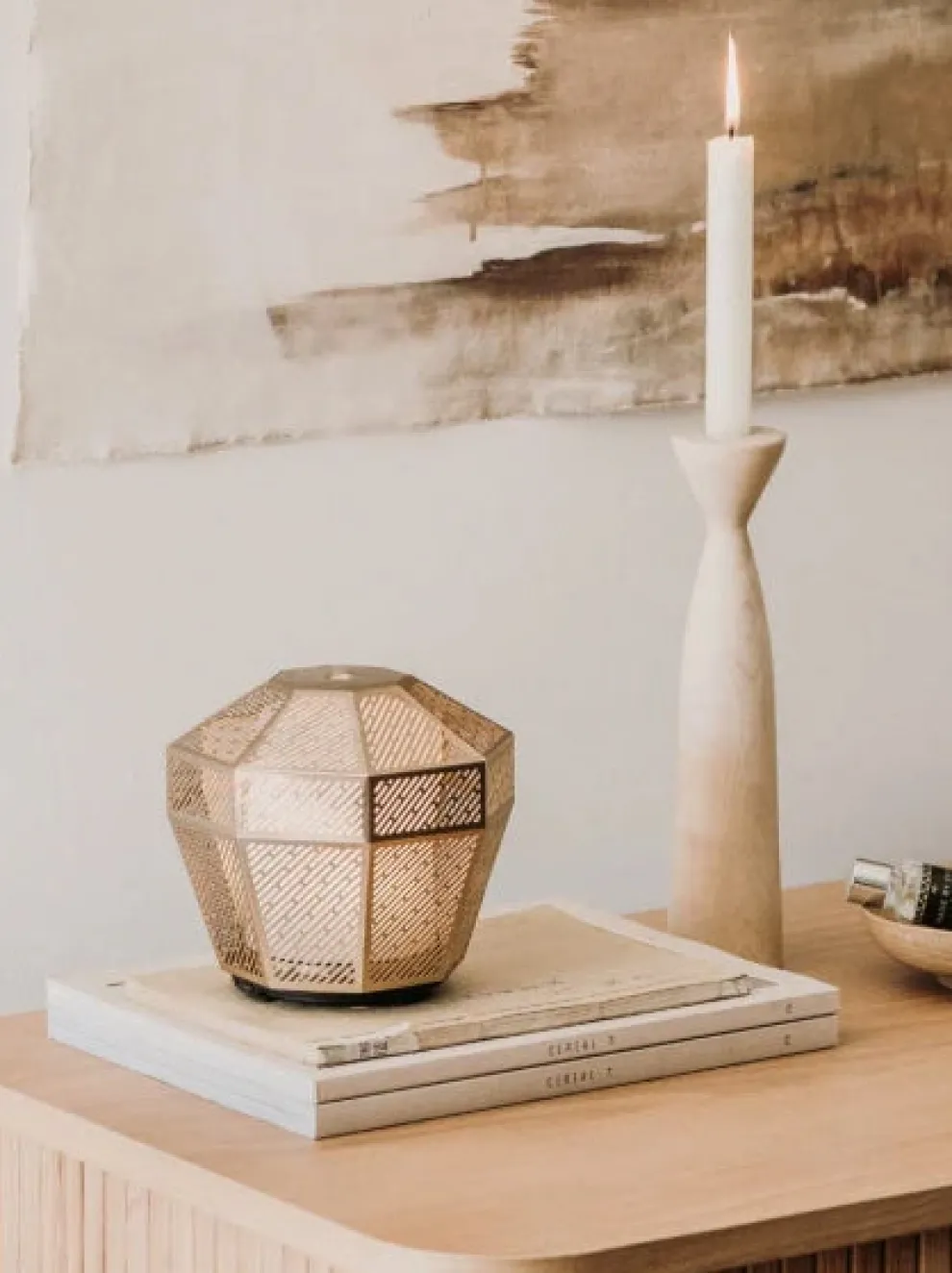 Made By Zen Luminaire Metallic Aroma Diffuser - Gold