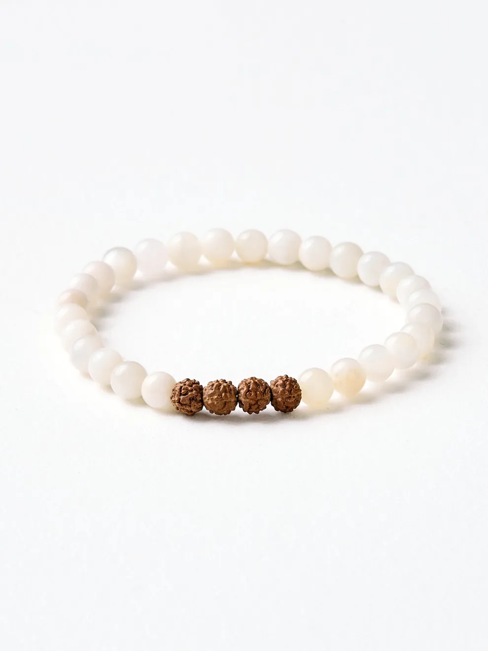 Mala Bead Bracelet - Moonstone