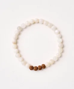 Mala Bead Bracelet - Moonstone