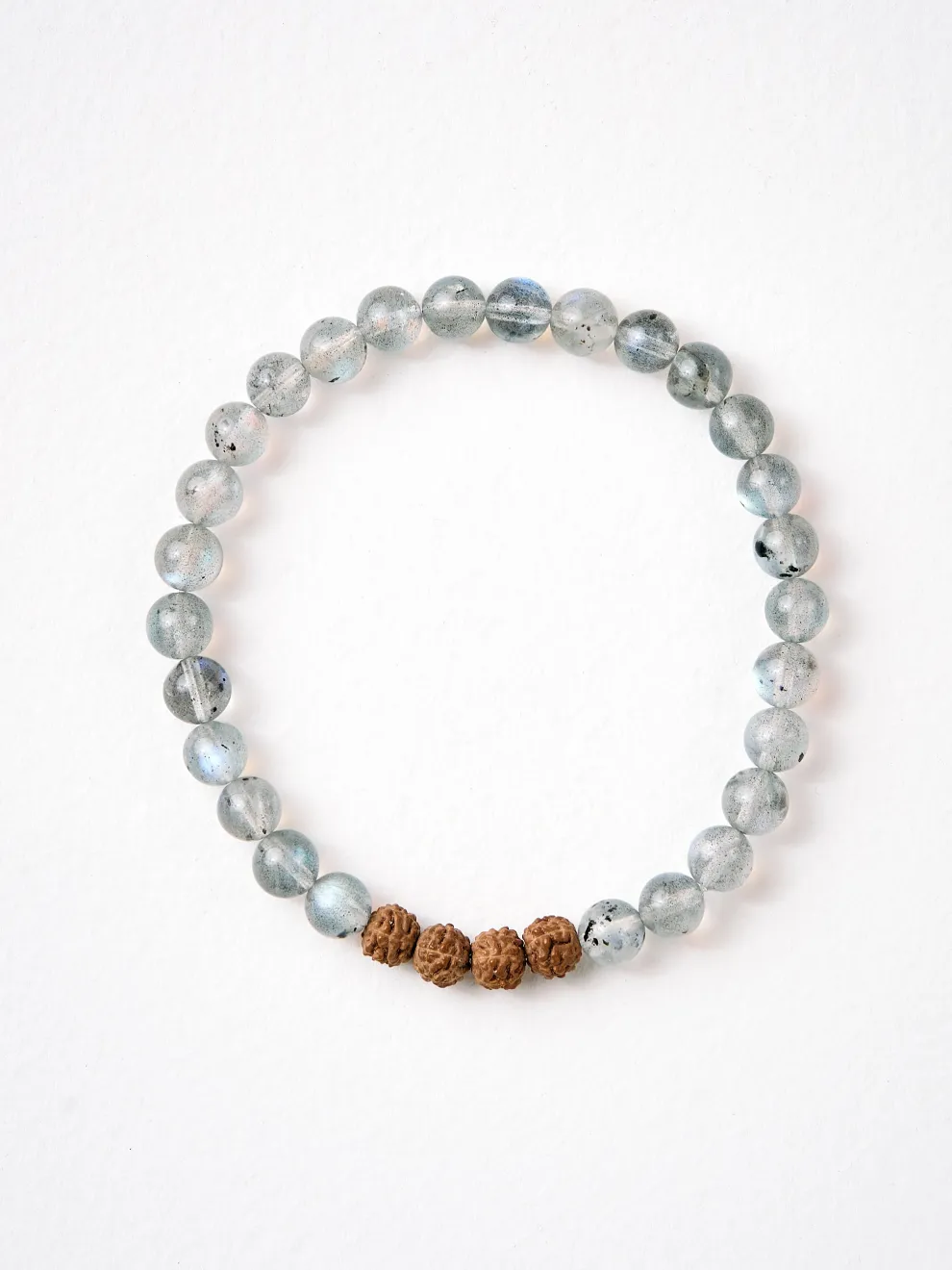 Mala Bead Bracelet - Labradorite