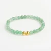 Mala Bead Bracelet - Green Aventurine
