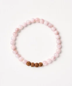 Mala Bead Bracelet - Rose Quartz
