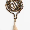 Mala Bead Necklace - Tiger's Eye