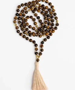 Mala Bead Necklace - Tiger's Eye