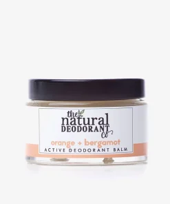 Natural Deodorant Co 55g Active Deodorant Balm - Orange + Bergamot