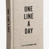 One Line A Day Journal - Canvas