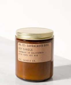 P.F. Candle Co. 7.2oz Soy Candle - Sandalwood Rose