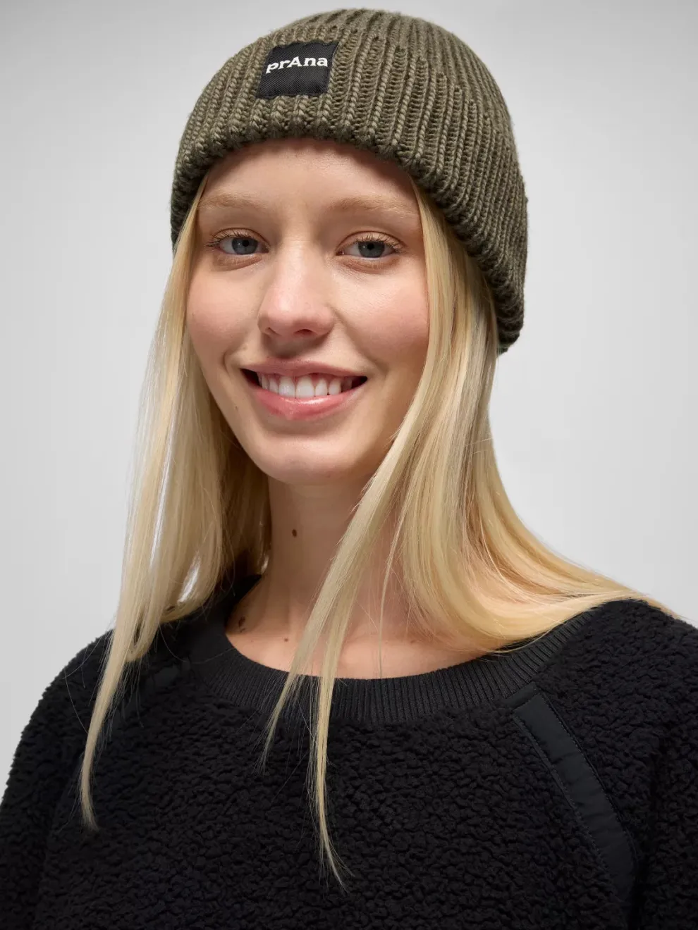 prAna Logo Beanie - Pistachio