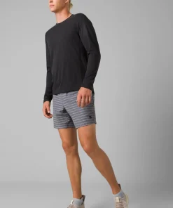 prAna Mission Trails L/S Tee - Black Heather