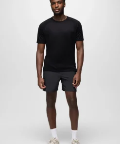 prAna Natural Flow S/S Crew Tee - Black