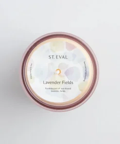 St Eval Beachcombing Glass Candle - Lavender Fields