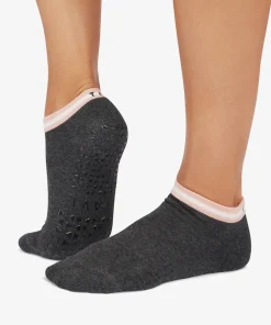 Tavi Noir Cora Grip Socks - Petal Melange Stripe