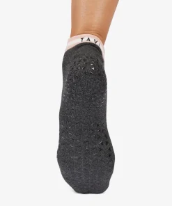 Tavi Noir Cora Grip Socks - Petal Melange Stripe